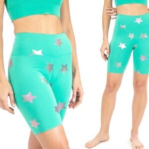 Nanette Lepore green w/ stars spandex